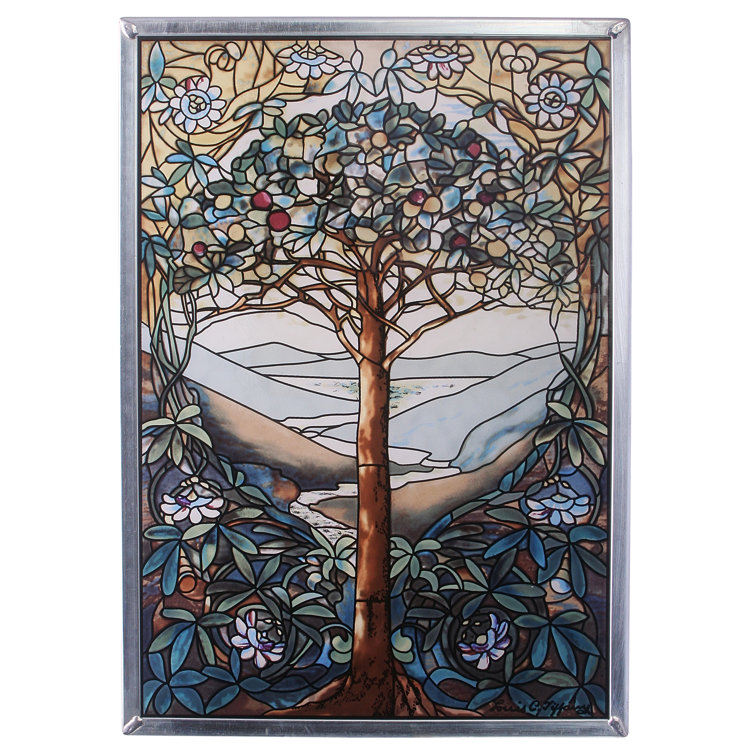 Design Toscano Tree of Life Art Glass Wall Décor & Reviews Wayfair